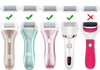 3 Different Replacement Roller Head for IWEEL/CIVYPRO/OTAZWA/ADAMPARK/ZIKILLYA/ELMCHEE/NICEBIRDIE Foot File Pedicure Tools for Feet Callus Shaver Ped