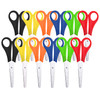 12 Packs Kids Safety Scissors Bulk,5" Blunt Scissors for kids Classroom,School Office Supplie Art Craft Supplies,Small Craft Scissorsfor Toddler Chil
