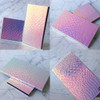 unbrand Mermaid Fish-Scale Pattern Change Empty Magnetic Eyeshadow Blush Highlighters Palette makeup tools 10x10cm