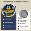 State Trooper Stache Wax Medium Hold Mustache Wax with Beeswax, Coconut Oil & Lanolin  Natural Moustache Grooming & Styling Wax with Citrus Scent -