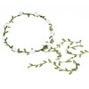 AWAYTR Fashion for Bohemian Style Wedding Flower girl Headdress Floral Flower Garland Headwear Headbands (White)