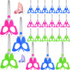 Gilprop 24 Pcs 5" Kids Safety Blunt Tip Scissors Bulk Butterfly Small School Student Craft Scissors with Comfort Grip Handles for Back to School Clas