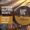 Every Man Jack Beard Balm - Moisturize, Strengthen And Style Your Beard w/Medium Hold - Light Sandalwood Scent - Made w/Naturally Derived Ingredients