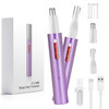 AHHFEI Rechargeable 5 in 1 Ear and Nose Hair Trimmer for Women, 2025 Professional Painless Eyebrow & Facial Hair Trimmer with Powerful Motor and Dual