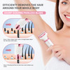 Ourcec Electric Razor Shavers for Women Wet/Dry 5 in 1 Bikini Trimmer Face Razors for Face Nose Eyebrow Arms Armpit Legs Pubic Area Painless Facial H