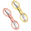 2PCS Folding Scissors, Portable Small Travel Scissors, Stainless Steel Telescopic Cutter, Suitable for Home, Office, Travel, Compact and Portable (Ro