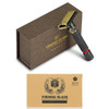 VIKINGS BLADE Adjustable Double Edge Safety Razor + Luxury Case. Smooth, Reusable, Eco-Friendly (The Emperor Meiji)