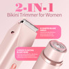 GlowShave -2-in-1 Womens Body Shaver,Glow Aura Bikini Shaver