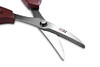 Seki Japan Japanese Leather Scissors, Stainless Steel Durable Blades, Rubber Cutting Shears for Office Home Tailor