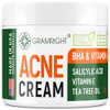 Acne Face Cream - Acne Spot Treatment for Face & Acne Dots - Tea Tree Oil & Salicylic Acid - Natural Cystic Acne Treatment - Made in USA - For All Sk