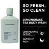 Blind Barber Lemongrass Tea Body Wash for Men - Sulfate-Free Body Soap with Lemongrass Scent - Leaves Skin Clean & Hydrated - Paraben-Free & Cruelty-
