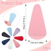 AOZUO 7Pcs Leather Scissors Sheath, Embroidery Scissors Cover, Scissor Tip Covers Colorful Covers Protector Sewing Scissor Sheath for Quilting Crafts