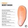 Challenger Mens Fresh Body Wash, 16 Ounce | Exfoliating Cleanser with Aloe, Vitamin E, Tea Tree & Jojoba Oils | Moisturizing, Scrubbing Lather for S
