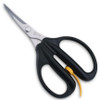 CANARY Spring Loaded Craft Scissors 6.3" [Curved Sharp Tips], Made in JAPAN, Razor Sharp Japanese Stainless Steel Blade, Black
