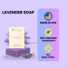 Lavender and Goats Milk Soap Bar. Natural Lavender Soap with Organic Shea Butter & Pure Essential Oils. Gentle for Face and Body. For Men, Women & Te