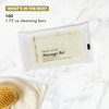 Travel Size Hotel Bar Soap 100 Count 1.75 oz Massage Bars Guest Amenities for Hotels Vacation Rentals & Short Term Rentals Paraben Free Infused with