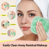 HOMEXCEL Makeup Remover Cloth 12 Count (Pack of 1), Reusable Makeup Remover Pads, Washable Ultra Soft Facial Cleansing Cloths for All Skin Types, 5 X