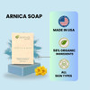Aspen Kay Naturals Arnica Soap. With Organic Shea Butter, Arnica Oil & Pure Essential Oils. All Skin Types. Made in the USA. 4.5 oz Bar (Pack of 2)