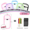Sonuimy Large Capacity Pencil Case Pouch with Zipper, Portable Aesthetic Cute Big Capacity Pencil Cases Pen Office Travel Stationery Makeup Bag, Desk
