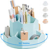 BXIHUR 360 Degree Rotation Pen Holder,9 Slots Pencil Holder for Desk,Desk Organizer,Desk Accessories & Workspace Organizers,Apply Office, School, Hom
