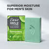 DOVE MEN + CARE Plant-Powered Natural Essential Oil Bar Soap Reinvigorating Lime + Avocado Oil to Clean and Hydrate Mens Skin 4-in-1 Bar Soap for Men