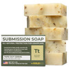 Premium Tea Tree Oil Soap - USA Made Bar Soap for BJJ, Jiu Jitsu, Wrestling, and Grappling (5-Pack of 4 Ounce Soap Bars, Peppermint Tea Tree)