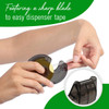 2 Rolls Invisible Tape with Refillable Tape Dispenser, Writable Tape Refills for Dispenser, 3/4 x 1296 Inches, Matte Gift Wrapping Tape for Home, Off
