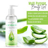 Dermaxgen Aloe Vera Gel - Organic 100% Pure Aloe + Witch Hazel + Vitamin C + Vitamin E - Skin Soothes, Moisture And Repair Formula, Nutrients Rich An
