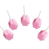 MUNKCARE Disposable Oral Care Swabs-Untreated Mouth Cleaning and Care Sponge Swabsticks Speech Therapy Tools/Swabs Pink 300 Counts