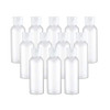TANCANO Plastic Travel Bottles, Clear 3.4oz/100ml Empty Lotion Bottle Small Squeeze Bottle Containers with Flip Cap for Shampoo Conditioner Toiletrie