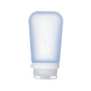 humangear GoToob+ (Large) | Refillable Silicone Travel Bottle | Locking Lid | Food-Safe Material | Blue, Large (3.4 fl.oz.; 100ml)