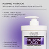 Advanced Clinicals Hyaluronic Acid Moisturizer Body Cream W/Vitamin E | Hydrating Cream & Body Lotion For Women & Men To Help Improve Look of Wrinkle