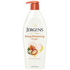 Jergens Deep Restoring Argan Oil Moisturizer, Soothing Body and Hand Lotion with Reviving Argan Oil and Vitamin E, Oil-Infused, Dermatologist Tested,