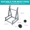Pen Holder for Desk, Funny Gym Decor and Fitness Themed Office Accessory for Men, Cool Desk Organizer with Barbell Squat Rack Design, Unique Gift for