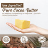 2 Lb Cocoa Butter: Pure, Raw, Unprocessed. Incredible Quality and Scent. Use for Lotion, Cream, Lip Balm, Oil, Stick, or Body Butter. NON-GMO By SaaQ