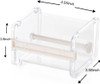 Transparent Visible Washi Packaging Tape Dispenser Cutter Roll Tape Holder Organizer Desktop Office Tape Holder,Cute Tape Dispenser,DIY Sticker Roll
