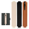 Yuomeaz 3 PCS Elastic Band Pen Holder for Notebook, PU Leather Pencil Holder Loop, Adjustable Pens Sleeve Pouch for Journal, Office Books School (Bla