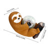 Angoily Animal Tape Dispenser Resin Sloth Staue Washi Tape Cutter Office Tape Holder for Home Office Supplies