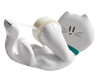 Scotch Cat-810 19 mm x 8.89 m Cat Tape Dispenser, White, 1 Roll Magic Tape