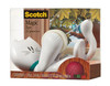 Scotch Cat-810 19 mm x 8.89 m Cat Tape Dispenser, White, 1 Roll Magic Tape
