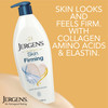 Jergens Skin Firming Body Lotion for Dry to Extra Dry Skin, Skin Tightening Cream with Collagen and Elastin, Dermatologist Tested, Hydralucence Blend