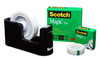 Scotch Deluxe Tape Dispenser, Black (C24)