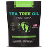 Tea Tree Oil Foot Soak with Epsom Salt - Made in USA - for Toenail irritations, Athletes Foot, Stubborn Foot Odor Scent, Softens Calluses & Soothes S