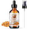 Bella Terra Oils - Organic Sweet Almond Oil 4oz - A Symphony of Vitamin E & Oleic Acid, Pure Cold-Pressed Essence, Luxe Touch for Skin