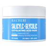 10% Glycolic Acid + 2% Salicylic Acid Peel Pads - BACHERI Resurfacing Pads For Face with Vitamins B5, C & E, Allantoin - Exfoliating Facial Peel for