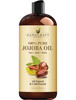 Handcraft Blends Jojoba Oil | 100% Pure and Natural | Ayurvedic Skin Care | Premium Grade Carrier Oil | Face | Skin | Hair | Massage | Cold-Pressed |