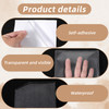 6 Pcs Adhesive Clear Corner Pockets 6 Inch Self Adhesive Planner Pockets Sticky Display Pocket Sheet Protectors For Office School Notebooks Box Posti
