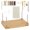 UNICRAFTALE Bookbinding Kits Book Press Kit Book Binding Press Set Portable Handmade Book Binding Starter Tools Set Bone Folders and Large-Eye Needle