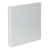 Universal Slant D-Ring View Binder, 3 Rings, 1" Capacity, 11 x 8.5, White, 12/Carton