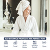 Eco Botanics Hotel Amenities Set | 10.14oz Pump Bottles | Shampoo, Conditioner, Hand & Body Wash, and Lotion | Set of 4